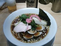 「トリプルＳＯＢＡ+麦酒」@Ginza Noodles むぎとオリーブの写真