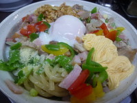 「混ぜカルボソバ」@丸直の写真