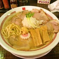 「肉そば　味噌」@魁 肉盛りつけ麺 六代目けいすけの写真