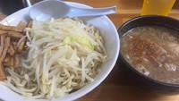 「つけ麺(300g)＋玉子(100円)＋辛メンマ(100円)」@らーめん 武丸の写真