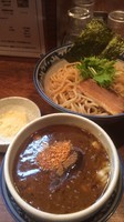 「カレーつけ麺中盛り850円＋粉チーズ100円」@中華そば 旋の写真