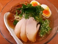 「【夏季限定】味玉冷やし煮干し中華そば （140821）」@福の神食堂の写真