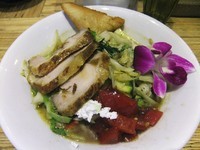 「【限定】GreeeeNカレーヌードル〆のチーズ割飯付」@NOODLE STOCK 鶴おかの写真