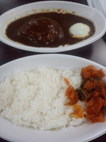 「ハンバーグカレー（テイクアウト）800円」@キラリの写真