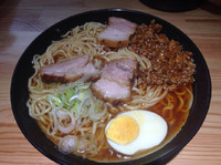 「激辛（半）ラーメン中盛り600円」@北大塚ラーメンの写真