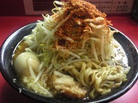 「辛いラーメン（小）￥780・とろ〜り半熟玉子￥100」@麺屋 桐龍の写真