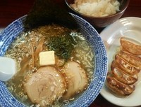 「塩ラーメン＋バター（セット割Ｄ） （140824）」@だいろくの写真