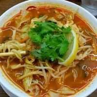 「【夏季限定】トムヤムタンメン  ７８０円」@珍來 石岡東光台の写真