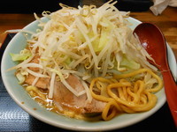 「三郎（ヤサイ・ニンニク・カラメ）」@味噌麺処 花道庵の写真