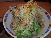 「牛の脂そば(800円)(冷)ハッシュドビーフ(150円)」@魂麺の写真