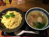 「塩つけめん  750円  クーポンで味玉」@麺処みどり 伊勢崎店の写真