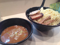 「鶏豚骨魚介つけ麺 特盛」@ラーメン長山 池袋店の写真