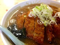 「とんかつラーメン」@肉屋さんのラーメン家 生治ミートの写真