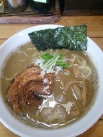 「濃厚煮干しそば750円」@ときわ亭の写真