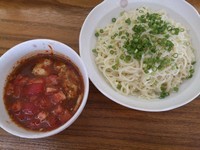 「【限定】夏っぽい冷やしつけそば」@めんや 暁の写真