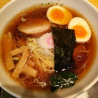 「らーめん＋味玉」@らーめんななふくの写真