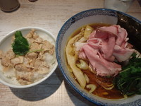 「特製四つ葉そば(900円)蛤丼(300円)」@中華そば 四つ葉の写真