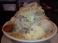 「味噌らーめん(680円)(野菜多め、ニンニク、アブラ、濃いめ」@らーめん大 江古田店の写真