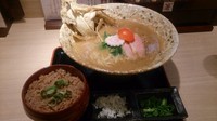 「鴨白湯そば極み＋鴨そぼろご飯」@銀座 鴨そば 九代目 けいすけの写真