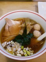 「稲庭中華そば780円」@本枯中華そば 魚雷の写真