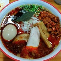 「【夏季限定】辛むじゃきそば（激辛キングVer）７８０円他」@麺屋 むじゃきの写真