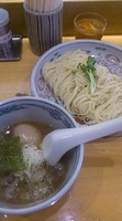 「塩つけ麺 大盛り800円 味玉100円」@らーめん いまるやの写真