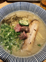 「ラム豚骨ラーメン」@自家製麺 MENSHO TOKYOの写真