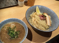 「ラム豚骨つけ麺」@自家製麺 MENSHO TOKYOの写真