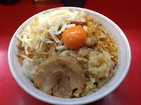 「ミニまぜそば(全マシ+タマネギ)¥730+チーズ¥100」@麺屋 桐龍の写真