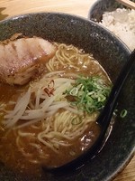 「みそラーメン、むぎごはん」@ラーメン札幌一粒庵の写真