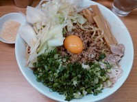 「まぜそば ￥750＋大盛(クーポンサービス)」@らーめん こうすけの写真