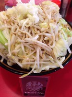 「「限定」虎のまぜそば　700円  ニンニクver」@家系ラーメン とらきち家の写真