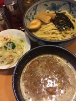 「豚骨魚介つけめん¥730」@焦がしねぎらーめん 葱次郎 大宮西口店の写真