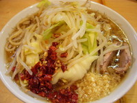「ラーメン 生唐辛子＋野菜＋辛目＋ニンニク」@ラーメン二郎 荻窪店の写真