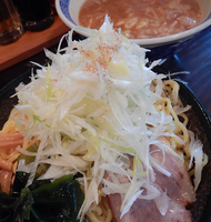 「味噌つけ麺＋ネギ(1,000円）」@北海道らーめん 円山の写真