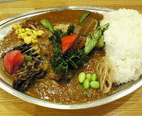 「野菜（レギュラー・激辛）　１３５０円」@カレーの店 プーさんの写真