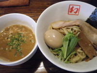 「限定：濃厚えびつけそば(味玉クーポン)800円」@中華そば 幻六の写真