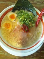 「特濃ラーメン（味玉トッピング）」@得道の写真