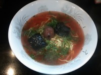 「梅ラーメン」@万里村の写真