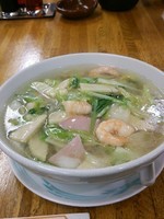 「エビあんかけソバ990円」@祐天寺 来々軒の写真