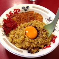 「カツカレー飯（￥950）」@らー麺やの写真