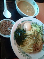 「ごま味噌冷やし　期間限定530円」@日高屋 千葉富士見店の写真