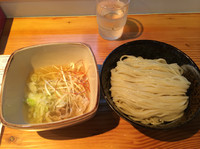 「キャベツと豚しゃぶの塩つけめん  756円」@らーめん芝浜の写真