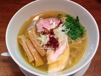 「塩ラーメン  ¥750  大盛  ￥100  とりめし  ¥」@Trigo(トリーゴ)の写真