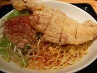 「山賊焼豆乳担々冷やし中華」@松本からあげセンターの写真