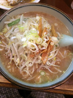 「味噌ラーメン、半カレーセット810円」@えぞ松 神楽坂支店の写真