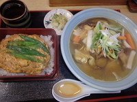 「チャンポンカツ重(1,380円)」@とんかつ＆ちゃんぽん とんちの写真