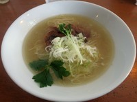 「とりそば（塩） ７８０円」@natural taste cafe analogの写真