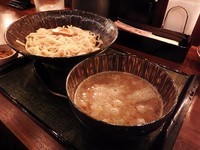 「魚介豚骨つけ麺　並盛」@麺匠 竹虎 新宿店の写真