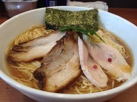 「醤油ラーメン¥750+特盛（無料）」@中華そば 七麺鳥の写真